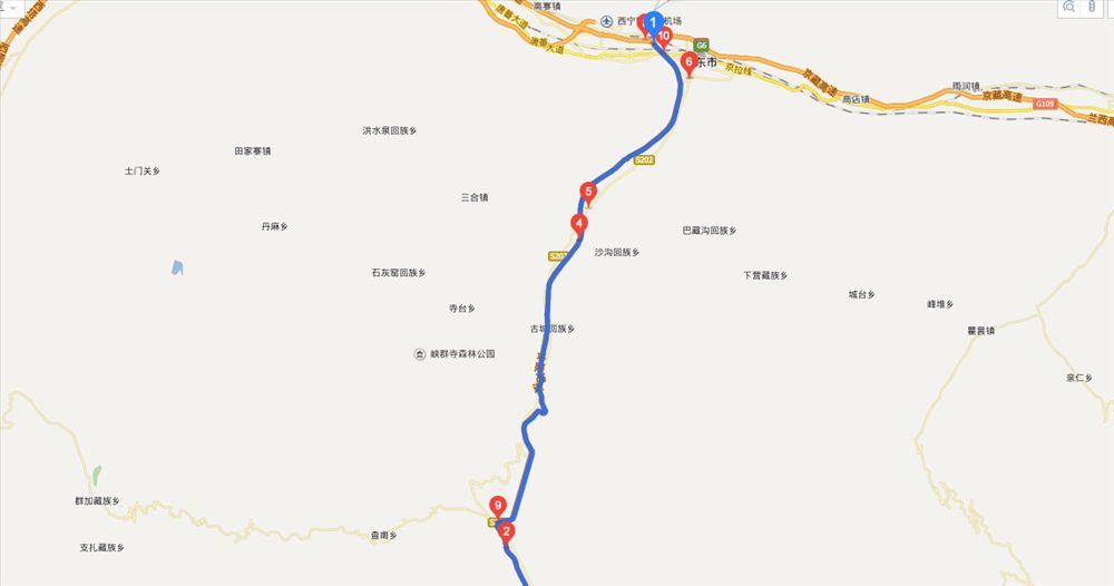 平阿高速程路线图及实时路况(最新地图)