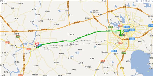 点击图片查看详情 六安有多少人口_六安到青岛自驾路线图 开车怎么走,多远多久,费用,高速路况