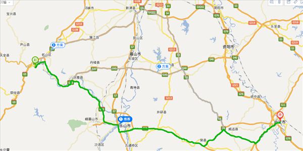 雅安有多少人口_雅安到自贡开车攻略 自驾路线图 路费 高速限速和出入口及路