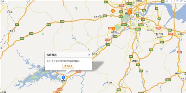 昆明到普洱开车路线图