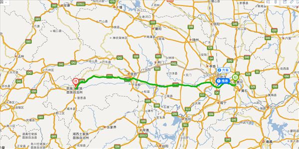 鄂州到恩施开车路线图