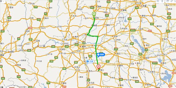 安阳到周口开车路线图